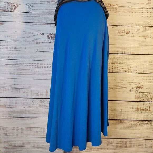 Woman's High-Low Blue Skirt sz Small - Picture 7 of 10
